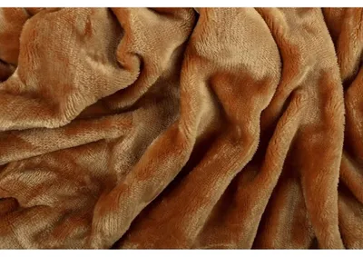 Produktbild von Blatt Mikroflanell ockerfarben 180x200x20 cm
