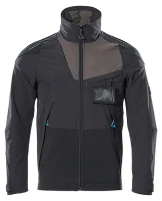Produktbild von MASCOT® Jacke, ULTIMATE STRETCH, geringes Gewicht Arbeitsjacke Größe S, schwarz/dunkelanthrazit | Packung (1 Stück)