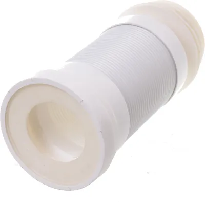 Obrázok produktu pre Aqbau® WC pripojovací odtok Ø110 WC pripojovacia rúra flexibilná s možnosťou rozšírenia od 280-550 mm