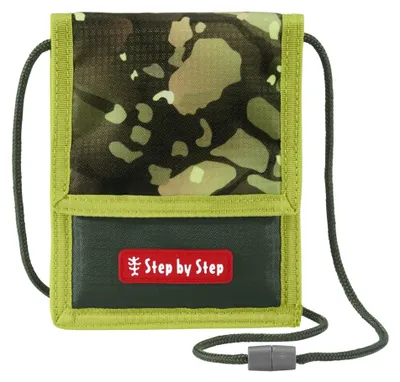 Produktbild von Step by Step Brustbeutel Neck Pouch Dino Torex grün