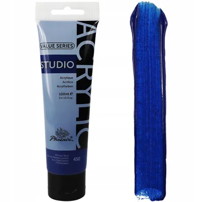 Zdjęcie produktu dla Farba akrylowa artystyczna do malowania VS 100ml Phthalo Blue - 450 Niebieska
