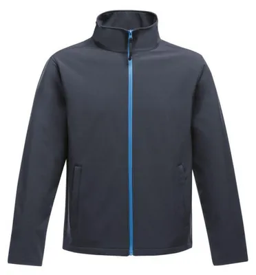 Productafbeelding van Regatta heren softshell jas, model Ablaze, bedrukbaar, artikelnummer LT338 (3XL) (marineblauw/blauw)