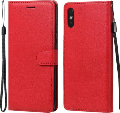 Produktbild von Xiaomi Redmi 9A Hülle - Coverup Klapphülle - Rot