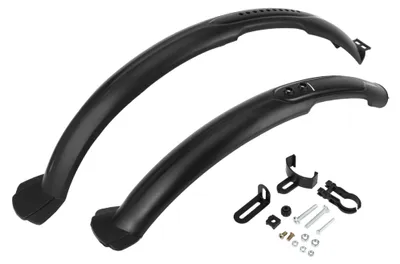Produktbild von Fahrradschutzbleche Set - Vorder- und Hinterrad - Leichtgewicht - Schnellverschluss