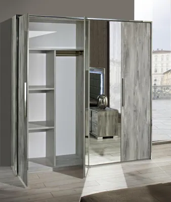 Image de Armoire 4 portes Armoire Penderies Chambre à coucher Meubles Armoire