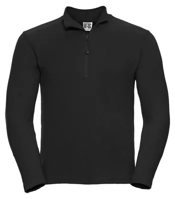 Produktbild von Herren-Fleecejacke - Russell 1/4 ZIP MICRO FLEECE - black - Größe 2XL