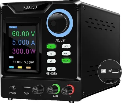 Obrázok produktu pre Programovateľný jednosmerný napájací zdroj, nastaviteľné napätie, pamäťová funkcia, SPPS-D605-232