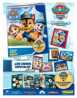 Immagine prodotto di Carta di Panini, Paw Patrol, set di figurine, multicolore, per bambini, taglia unica
