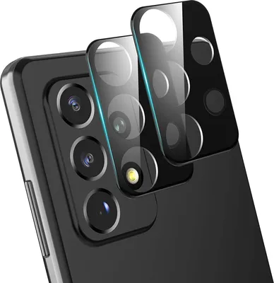 Produktbild von 2X 3D Schutzglas Kameraglas für Samsung Galaxy A52 / A72 5G Kamera Linse Panzerfolie 9H