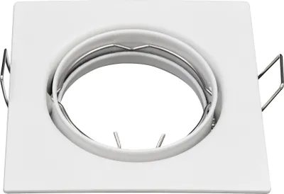 Produktbild von Einbaurahmen McShine "ER-81", weiß, 81x81mm, schwenkbar