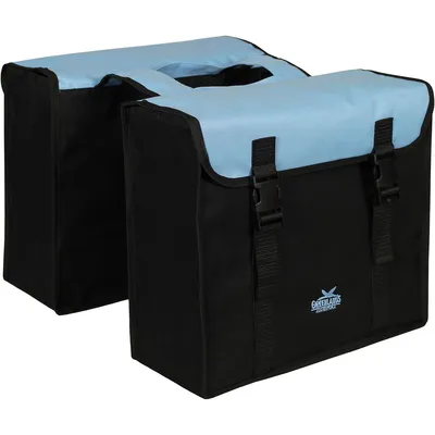 Image de Sacoche vélo Greenlands - Double sacoche vélo - 34 litres - Noir-Bleu