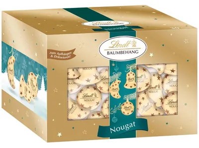 Produktbild von Lindt Nougat Baumbehang 25er
