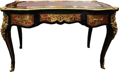 Produktbild von Casa Padrino Barock Boulle Sekretär im französischen Stil - 102 x 59 x H79 cm - Antik Stil Schreibtisch