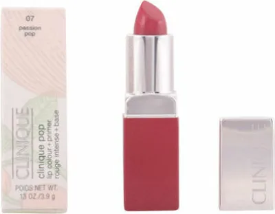 Produktbild von Clinique Pop Lip Colour + Primer, Rot, Passion Pop, 1 Farben, Feuchtigkeitsspendend, Glättend, Creme, Ricinus Communis (Castor) Seed Oil, Diisostearyl Malate, Trioctyldodecyl Citrate, Lanolin Oil,...