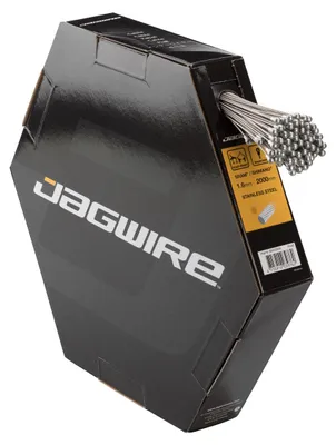 Zdjęcie produktu dla Linka hamulcowa Jagwire Road Basic stal nierdzewna SRAM/Shimano 1,6 x 2000 mm srebrna 100 szt