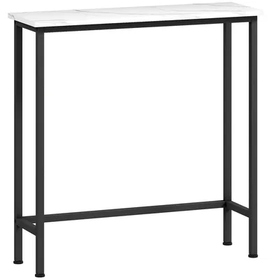 Obrázek produktu pro Úzký konzolový stolek, deska s mramorovým vzhledem, hloubka 24 cm