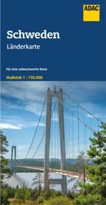 Produktbild von ADAC Länderkarte Schweden 1:750.000