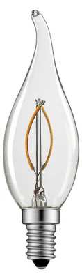 Productafbeelding van LED-lamp | E14 fitting | Filamentlamp | Ø35mm | C35 | 4W | 488 lumen | Gloeilamp | Lamp | Verlichting | Neutraal wit (4000K)