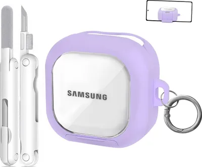 Obrázek produktu pro INF Ochranné pouzdro pro Samsung Buds4/4 Pro s čisticím perem a držákem Nachový