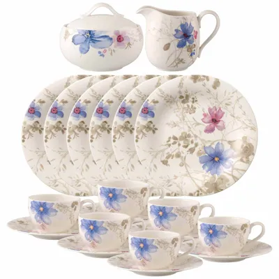 Produktbild von Villeroy & Boch Mariefleur Gris Basic Kaffeeservice 20-teilig