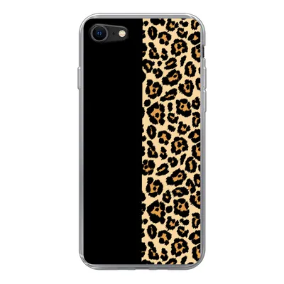 Produktbild von MuchoWow® Handyhülle Schutzhülle Hülle für iPhone SE 2022 Panther Druck - Design - Tiere Silikon Softcase Handy Hülle - Schutzhülle