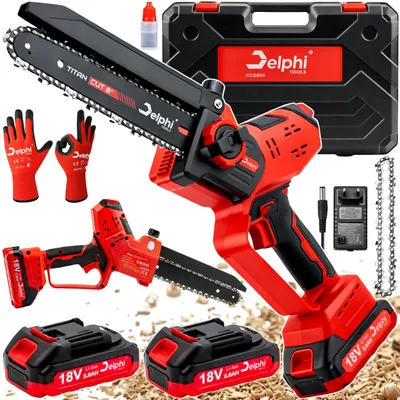 Image de Tronçonneuse sans fil 8" pour branches avec 2 batteries