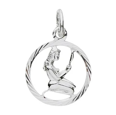 Produktbild von Basic Silber 24.9019SJU Damen Anhänger Sternzeichen Jungfrau Silber