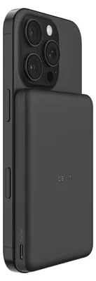 Zdjęcie produktu dla Belkin BPD010hqBK, 5000 mAh, Bezprzewodowe ładowanie, 7,5 W, Czarny