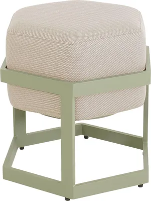 Productafbeelding van Hocker Esagono 48x41,5x47,5cm zachtgroen