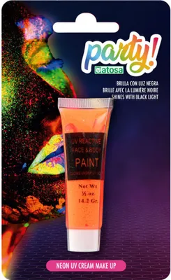 Zdjęcie produktu dla Makijaż Glow In The Dark Orange Neon