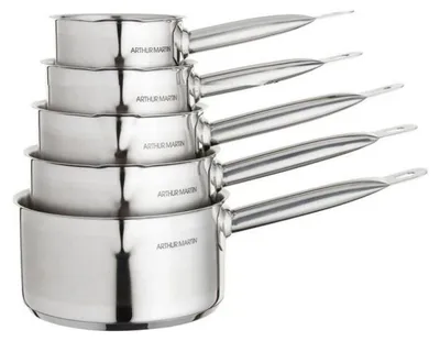 Produktbild von Arthur Martin 4719, Kochset, Edelstahl, Edelstahl, 12 cm, 14 cm, 16 cm