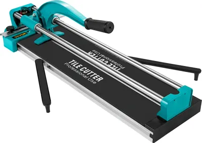 Zdjęcie produktu dla Profesjonalna ręczna przecinarka do glazury 35-600 mm Podwójna prowadnica Grubość cięcia 6-15 mm Aluminium Regulowany kąt 0-60 stopni