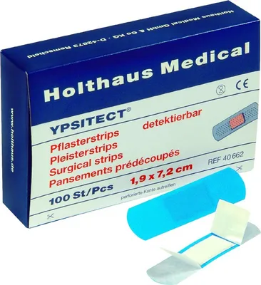 Produktbild von Pflasterstrips Ypsitect detektierbar 25x72 mm 100 St