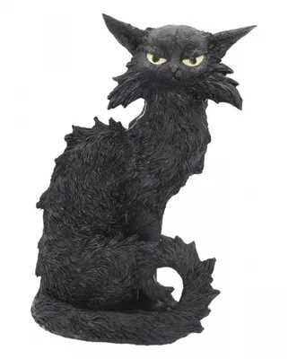Produktbild von Schwarze Hexenkatze Salem 32,5 cm als zauberhafte Tischdeko