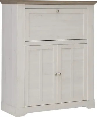 Produktbild von Barschrank Highboard ILOPPA 2-trg. 1 Klappe Optik: Schneeeiche, Forte