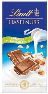 Produktbild von Lindt Haselnuss Vollmilch Tafel 100g