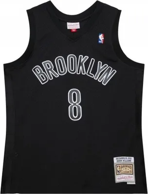 Image de T-shirt Mitchell et Ness Nba Swingman Brooklyn Nets Deron Williams SMJY6513BNE12DWMBLCK
