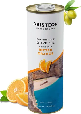 Image de Huile d'olive à l'orange amère 500 ml ARISTEON