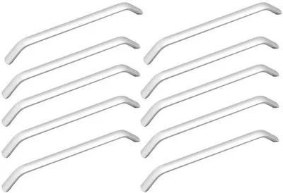 Produktbild von Aluminium Handgriffe für Küchen Schubladen - 10 Stück - Silber
