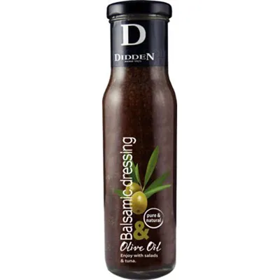Image de Vinaigrette balsamique Didden à l'huile d'olive 100 % naturelle 240 ml