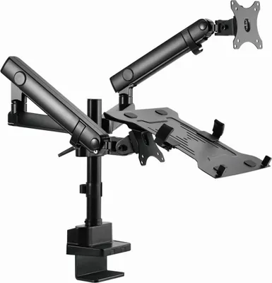 Immagine prodotto di Gembird MA-DA3-02 Desk mounted adjustable monitor arm with notebook tray (full-motion). 17"-32". up to 8 kg