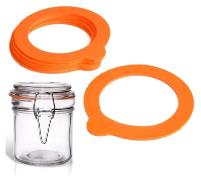 Produktbild von Silikonring Silikondichtung für Einmachgläser mit Bügelverschluss 8,1 cm, 6 Stück