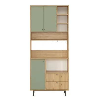 Produktbild von Skye Decor, RE6-SY, Schränke, Mehrzweckschrank, Eiche, 88 x 205 x 35,5 cm