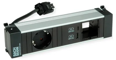 Produktbild von Bachmann Power Frame S 1Xcee7/3 1Xcm, 1Xusb 22W 0,2M Gst18