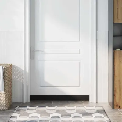 Zdjęcie produktu dla Szczotki uszczelniające do drzwi samoprzylepne 12 pcs Czarny