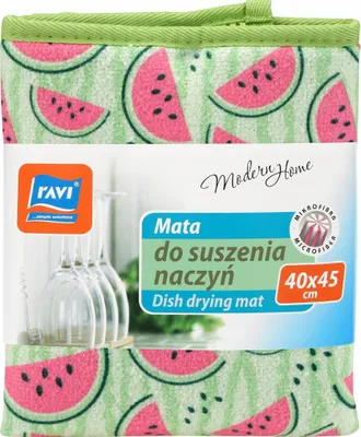 Zdjęcie produktu dla Mata do suszenia naczyń Ravi 40 cm x 45 cm x 0,6 cm