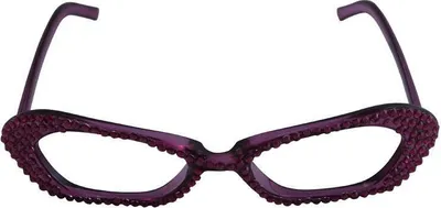 Produktbild von glitzernde Partybrille - lila & lila - Spaßbrille