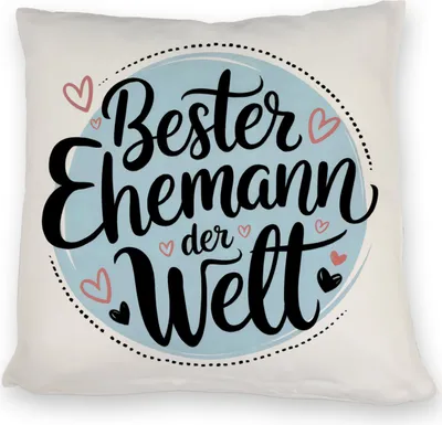 Produktbild von Bester Ehemann der Welt Kissen