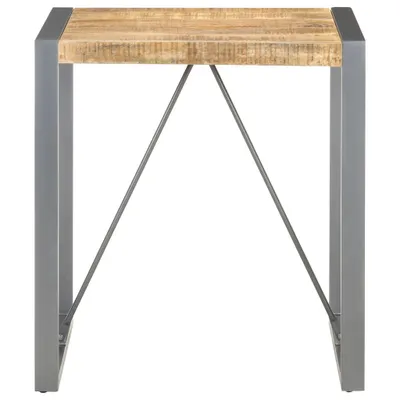 Immagine prodotto di Tavolo da Pranzo 70x70x75 cm in Legno Massello di Mango Grezzo