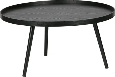 Produktbild von mesa xl holz beistelltisch schwarz